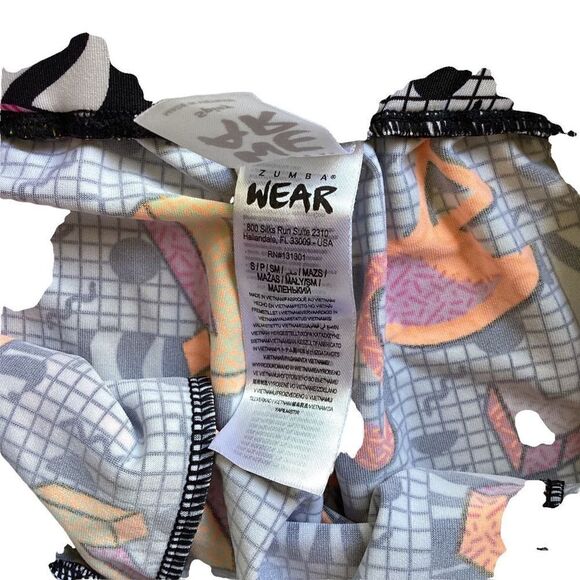 Zumba Wear Womens Leggings Small Spicy Workout Pants Athletic Dance - Picture 4 of 5